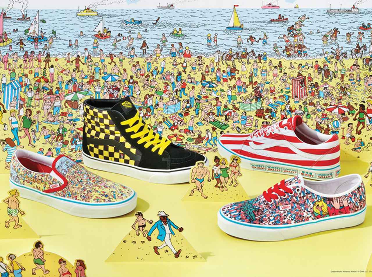 VANSと『ウォーリーをさがせ!』がコラボ!ウォーリーを見つけられる?