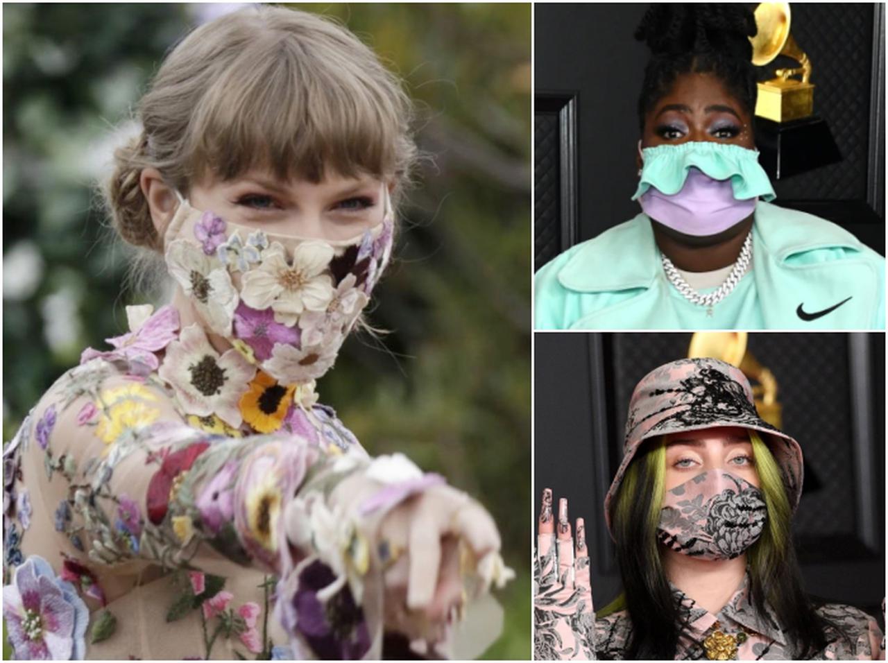 【グラミー賞】セレブたちの「カスタムマスク」とドレスのマッチスタイル