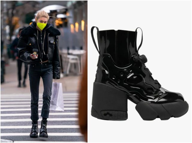 メゾン マルジェラ×リーボック、TABIブーツとインスタポンプ フューリーのコラボシューズ【ストリートスナップ】
