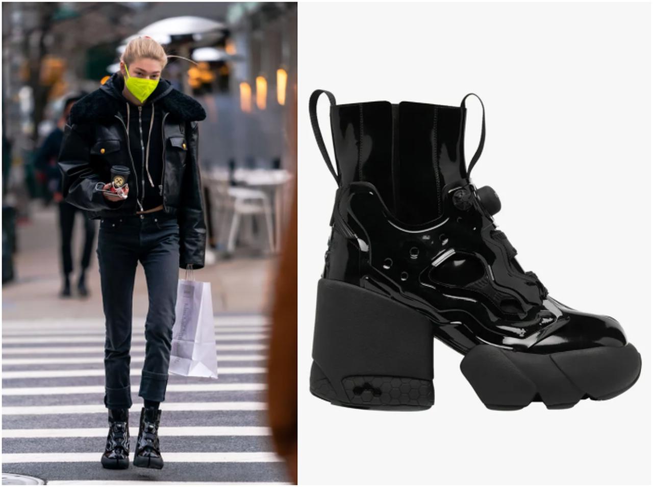 メゾン マルジェラ×リーボック、TABIブーツとインスタポンプ フューリーのコラボシューズ【ストリートスナップ】