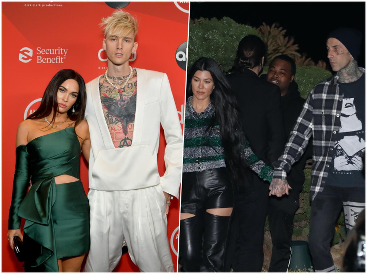 ミーガン・フォックス＆マシン・ガン・ケリー、今度はコートニー＆トラヴィスとWデート