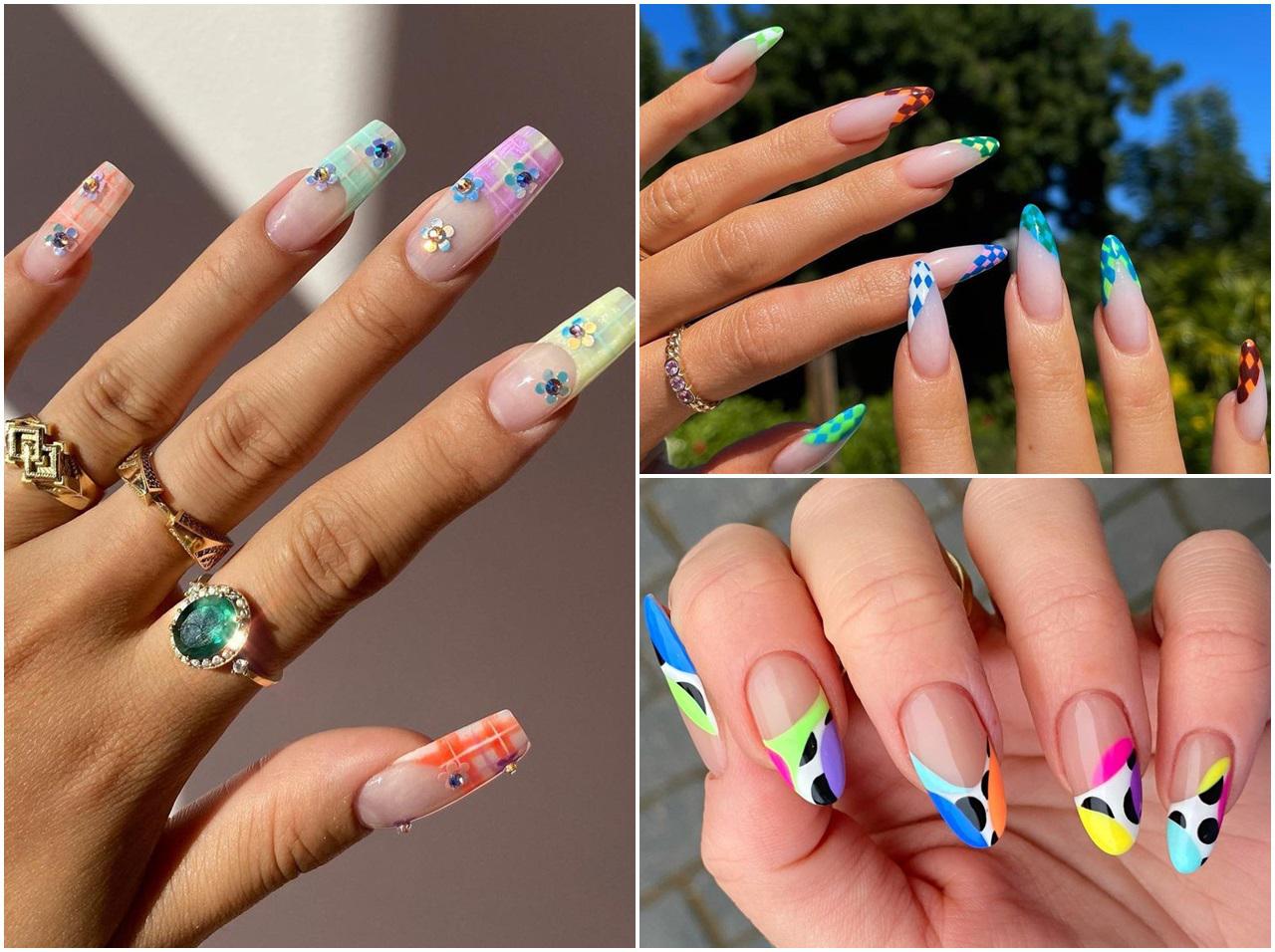 春ネイルは「カラフル柄フレンチ」に注目!セレブも取り入れるトレンドネイル5選