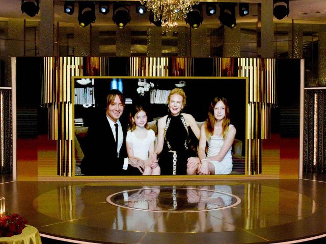 ニコール・キッドマンとキース・アーバンの“子供たち”がレア登場！【ゴールデン・グローブ賞】