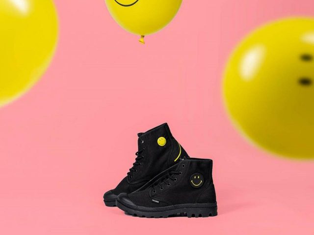 パラディウムとスマイリーのコラボスニーカーが第4弾が発売