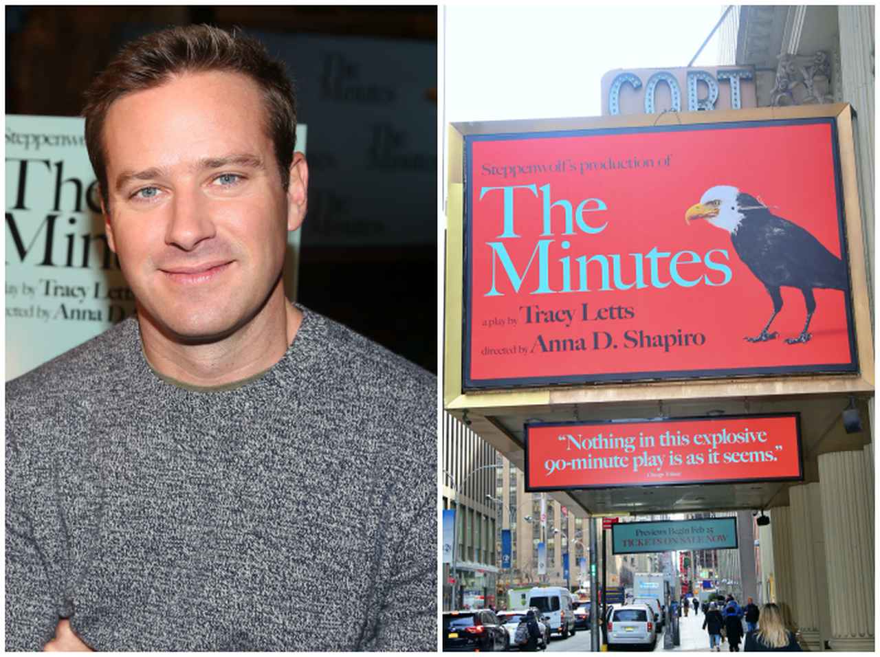 アーミー・ハマーがブロードウェイ作品も降板「今は自分自身に集中する必要がある」