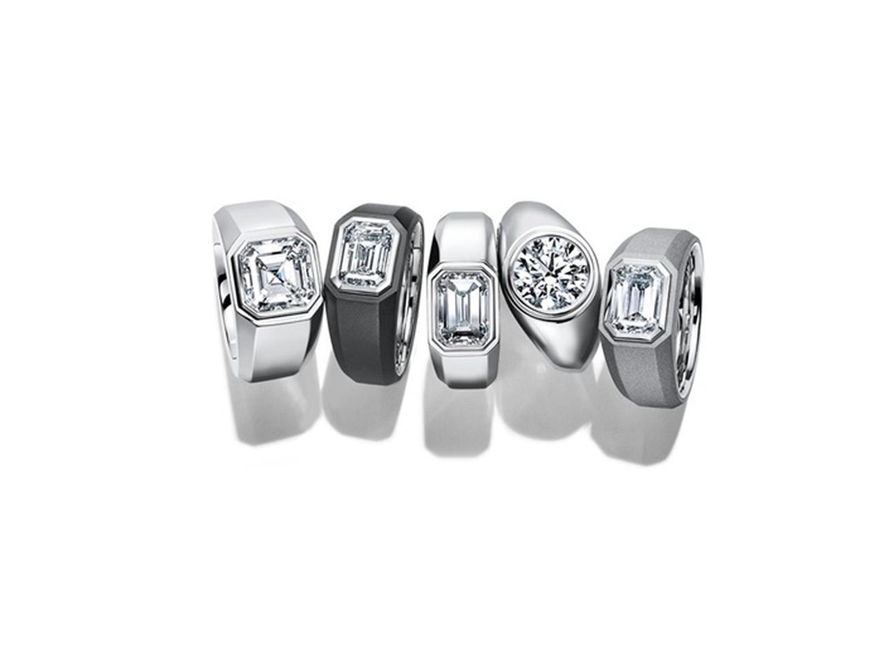 ティファニー、大きなダイヤが輝く初のメンズエンゲージメントリングを発表