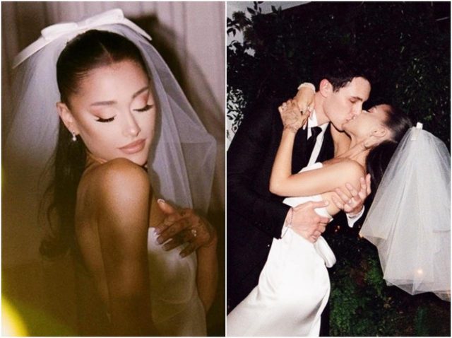 アリアナ・グランデのウェディングドレスが公開！お手本はオードリー・ヘプバーン