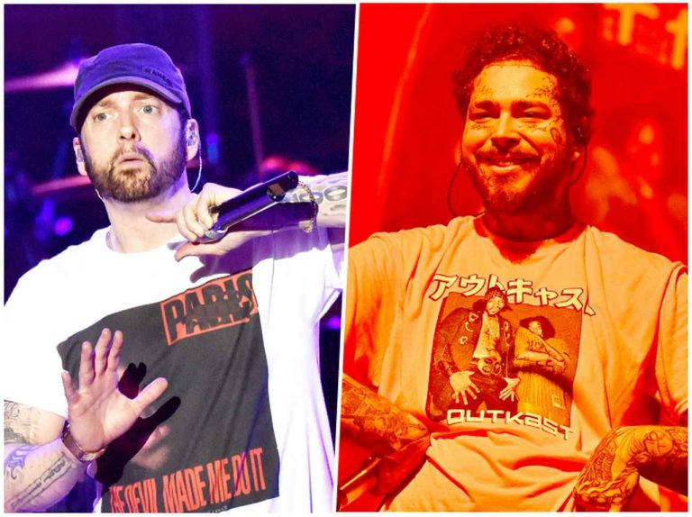 ポスト・マローンとエミネムにコラボ説が浮上、ヒントは「グッズ」