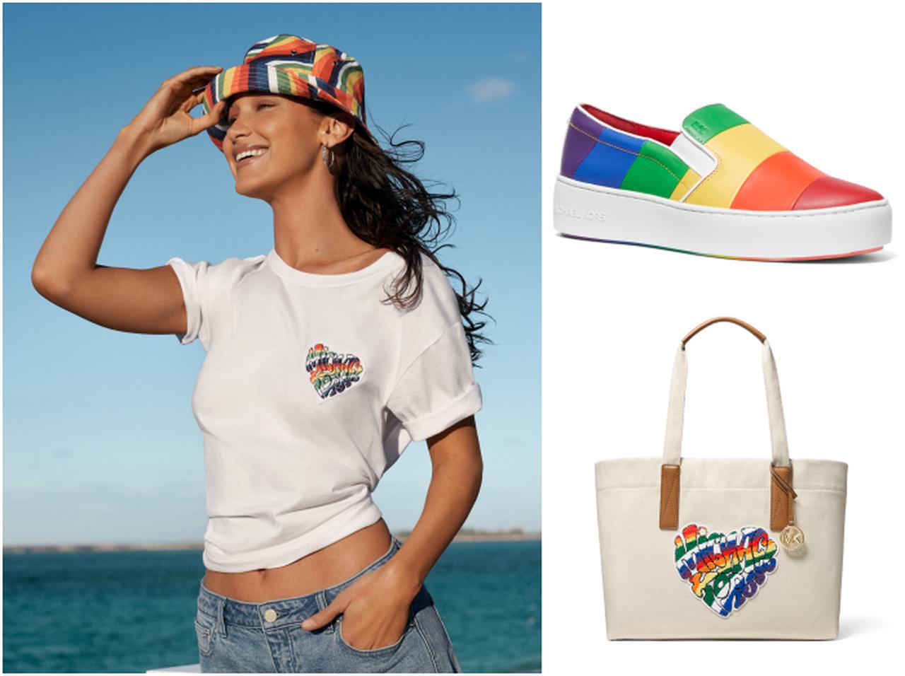 マイケル・コース、レインボーカラーの「Pride 2021」コレクション発表