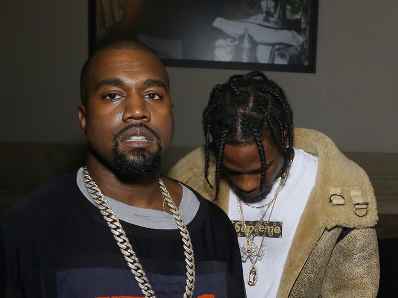 カニエ・ウェストとトラヴィス・スコットがおソロ？マスク姿が完全に不審者