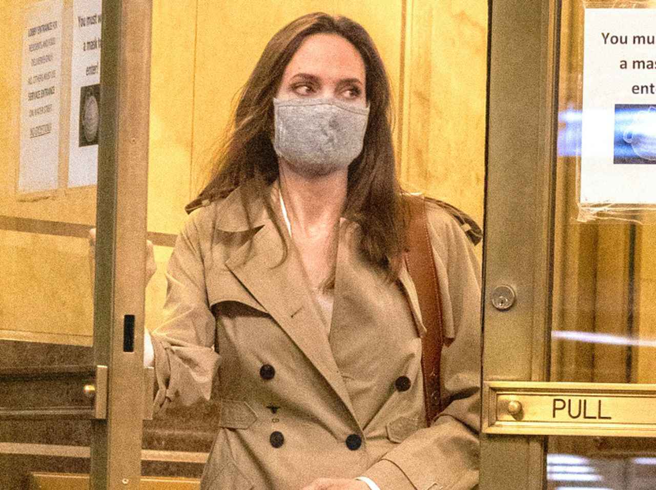 アンジェリーナ・ジョリー、「元夫の自宅」に出入りするところを目撃される【写真アリ】