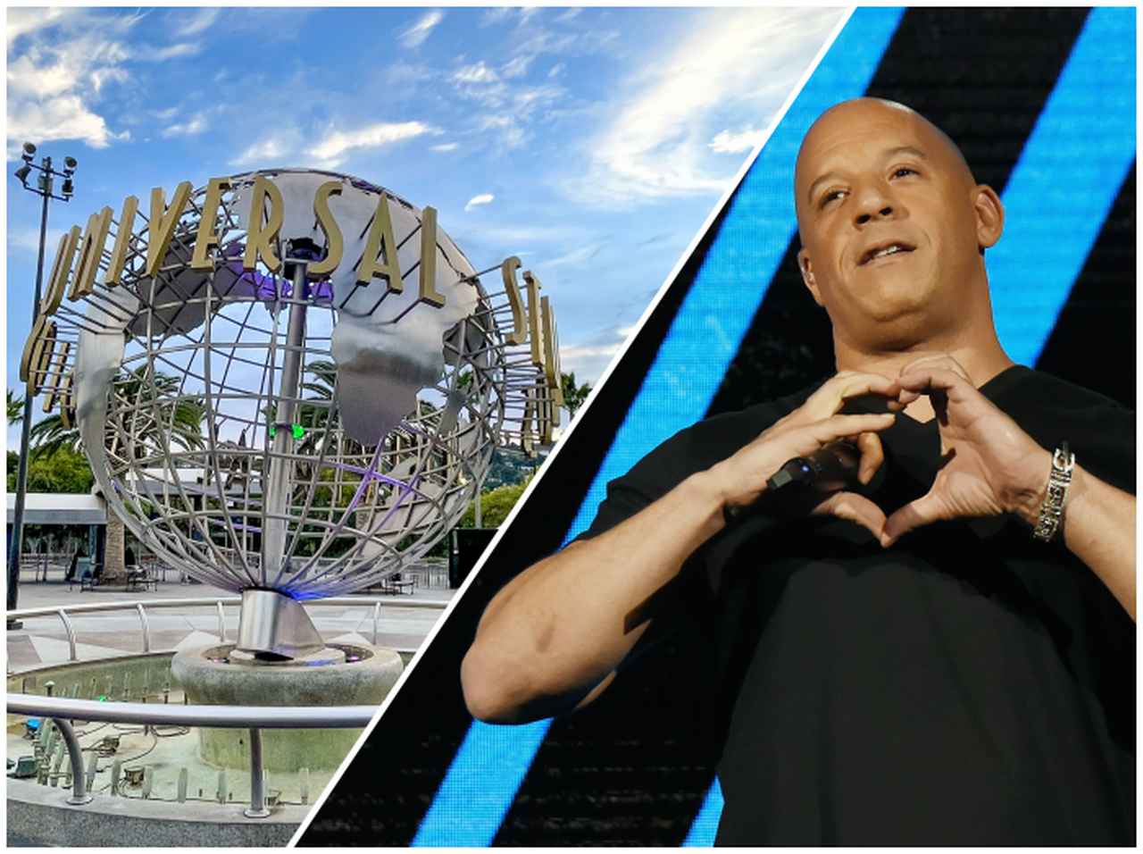 ユニバの人気アトラクション、スタジオツアーで幸運な客が「本物のヴィン・ディーゼル」と遭遇