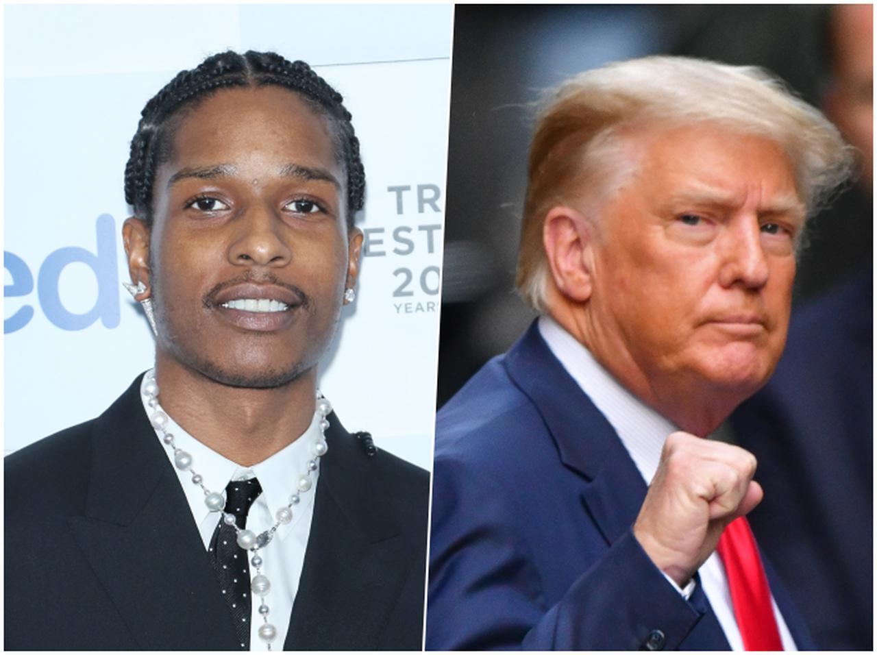 拘留中にトランプ前大統領に手を差し伸べられたエイサップ・ロッキー、「余計ややこしくなった」と振り返る