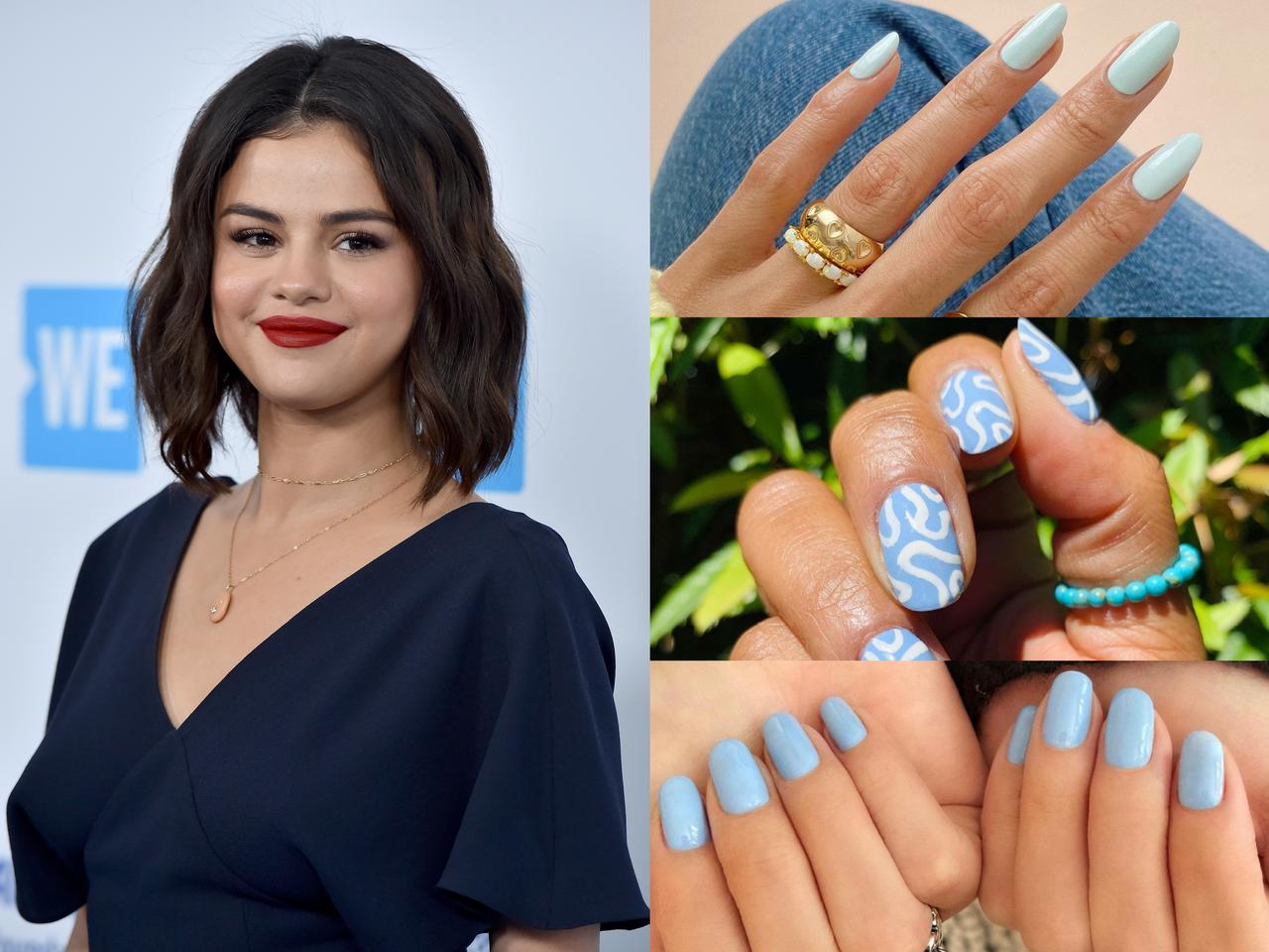 セレーナも夢中!今年の夏は「ベビーブルーネイル」がかわいい