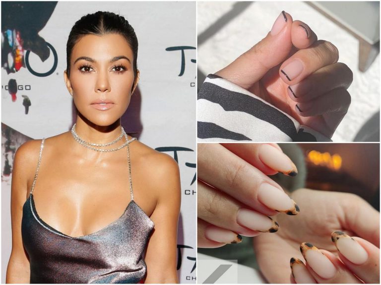 フレンチネイルの達人!コートニー・カーダシアンに学ぶ“技アリ”ネイル