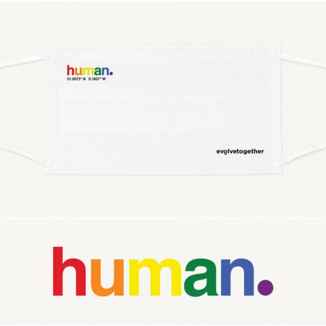 イボルブトゥギャザー、LGBTQIA+支援のマスクを限定発売