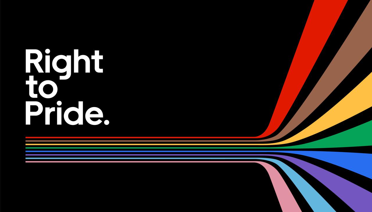 Uber 乗車ルートがレインボーカラーに、プライド月間祝して