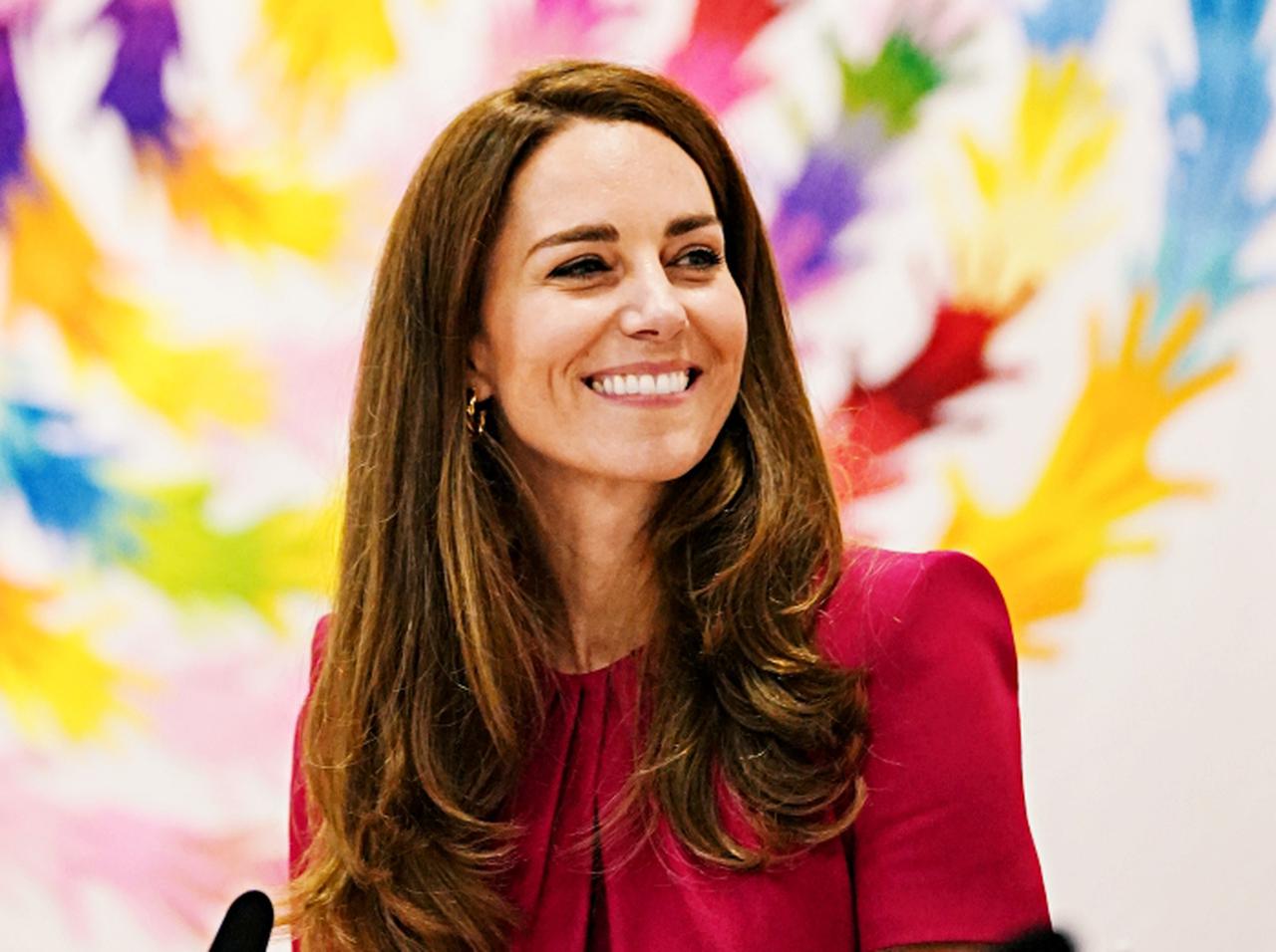 キャサリン妃、“リリベット”との対面はまだ「早く会いたい」と頬をゆるめる