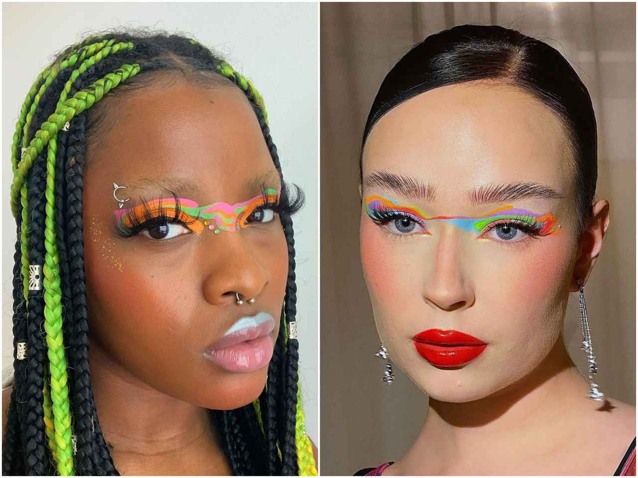 つながり眉の進化系？両まぶたをつなげた「ユニライナー」がフォトジェニック