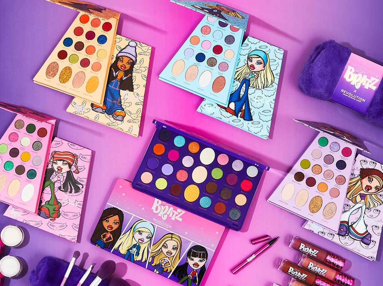 懐かしの「Bratz」がカラフルなコスメに!コラボアイテムがSNSで大注目