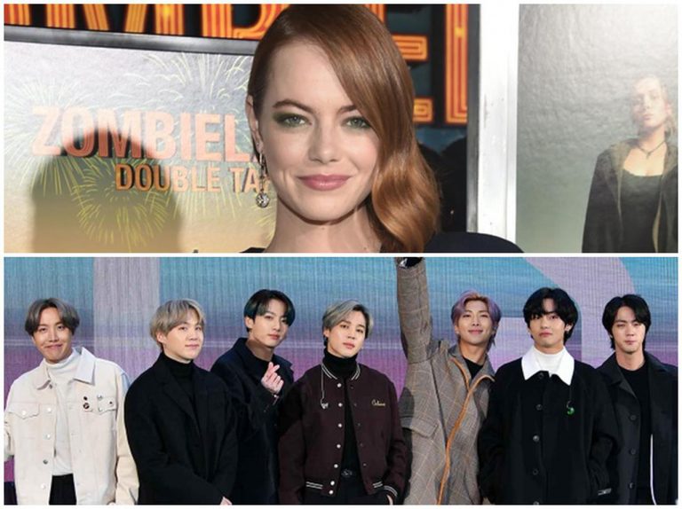 エマ・ストーンが「BTSに夢中」！共演した番組を振り返る