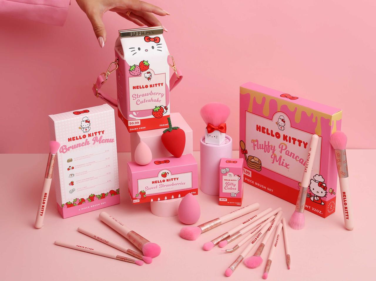 架空の「ハローキティカフェ」をイメージ!海外ブランドとのコラボブラシが可愛すぎる