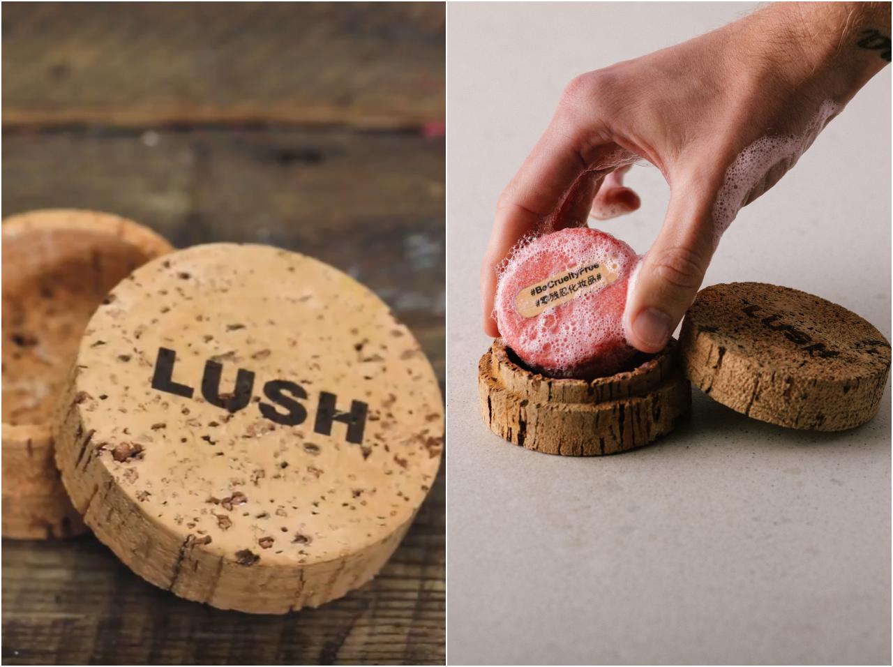 LUSH、再生可能な天然コルク製の容器「コルク ポット」を発売