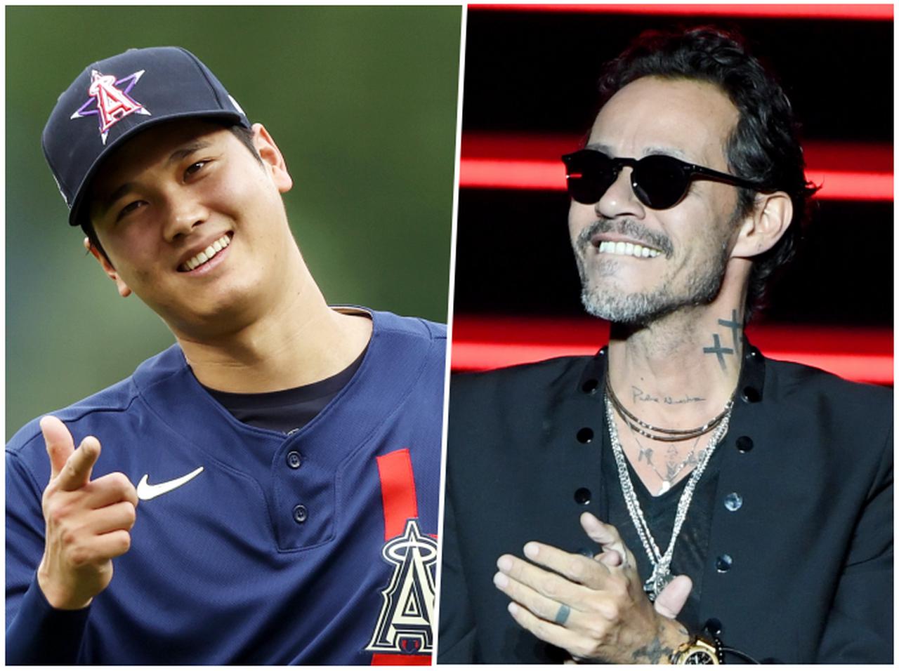 大谷翔平と記念撮影をした人気シンガー、「俺の背が低いわけじゃない」とぼやく