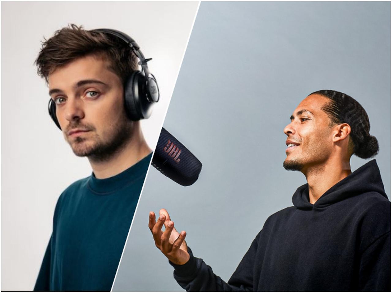 JBLアンバサダーにマーティン・ギャリックスとフィルジル・ファン・ダイクが就任