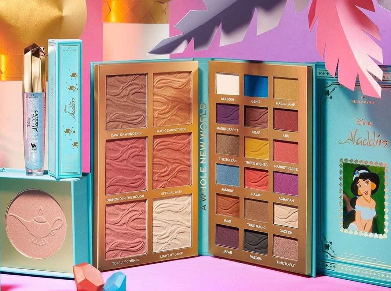 『アラジン』のジャスミンがコスメブランドとコラボ！キュートなコスメが新発売