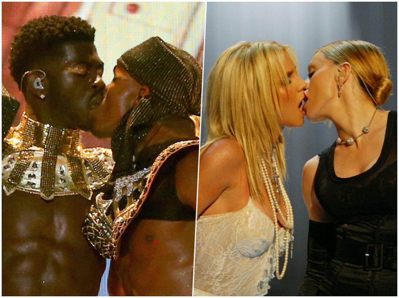 男性とのキスが話題のリル・ナズ・X、ブリトニーとのキスで対抗して批判を受けたマドンナに反応