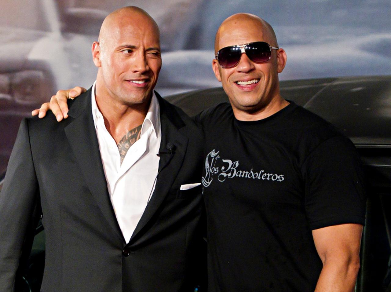 ドウェイン・ジョンソン、不仲噂のヴィン・ディーゼルの“愛のムチ発言”に呆れ笑い