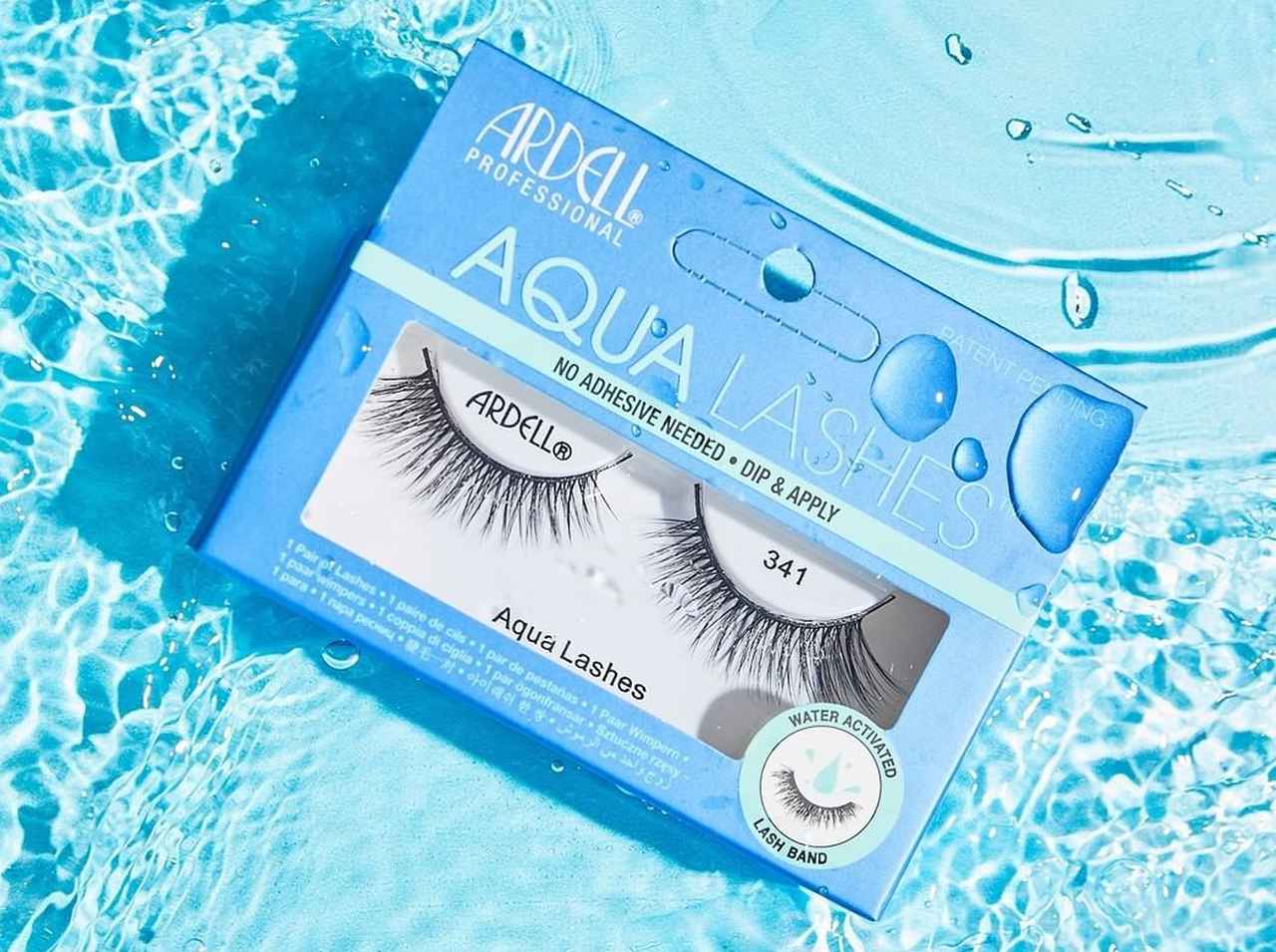 水で「つけまつげ」を接着！新感覚つけまつげ「アクア・ラッシュ」が画期的