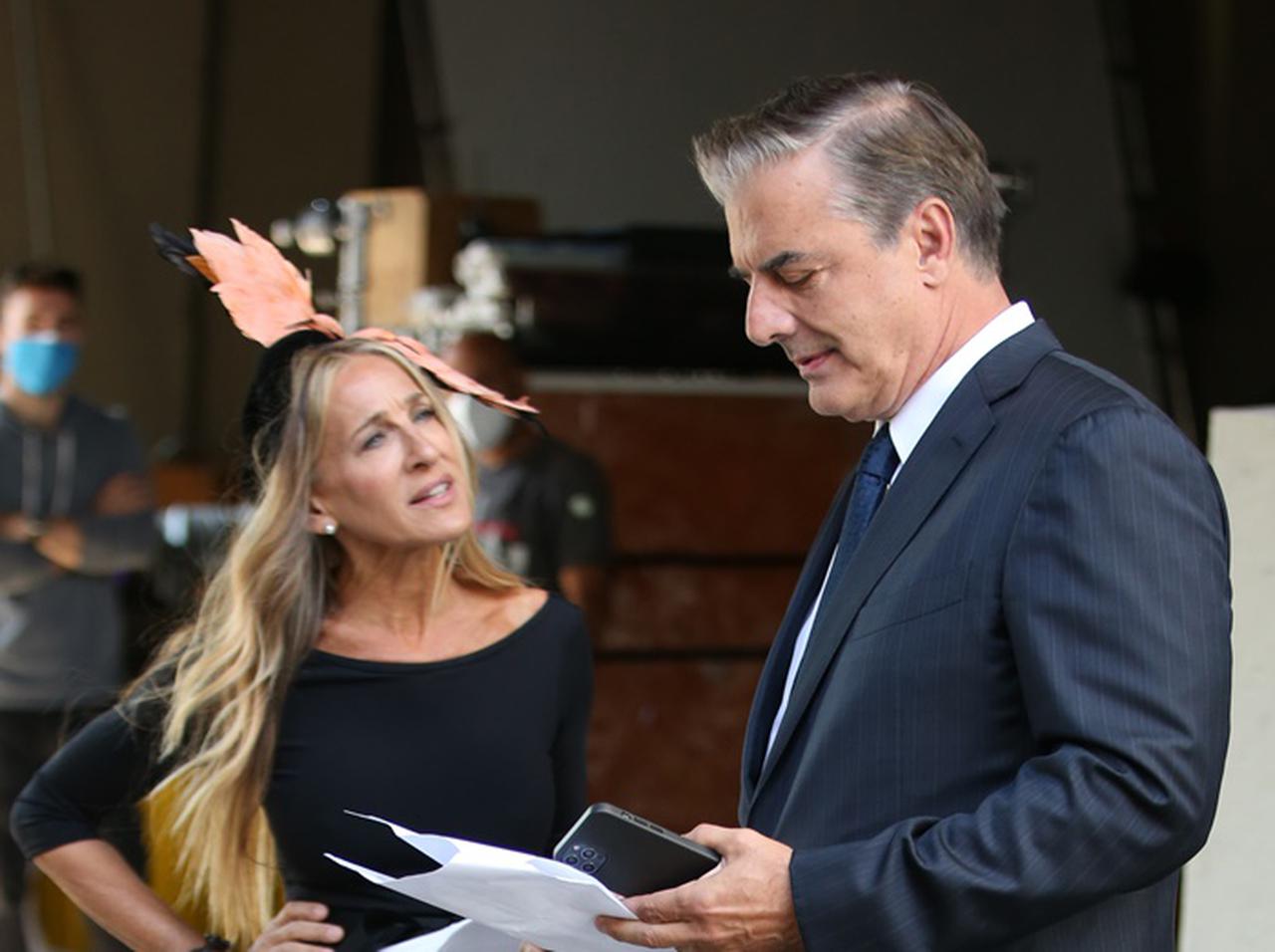 『SATC』続編、ついにキャリーとミスター・ビッグのシーンをキャッチ