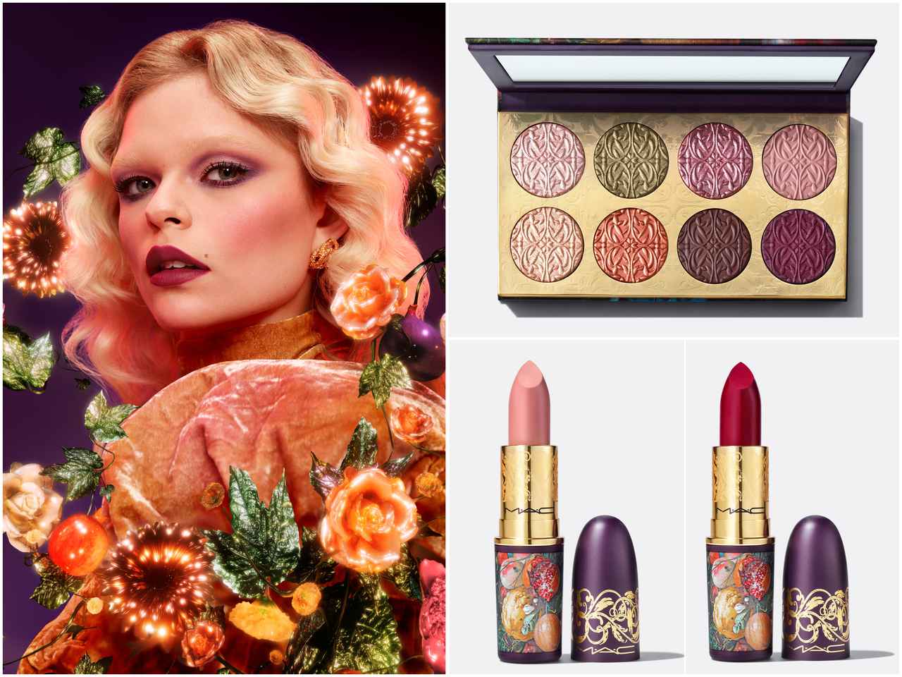 M・A・C21年秋コスメ、“デカタンス調”限定アイシャドウ&深みカラーリップ