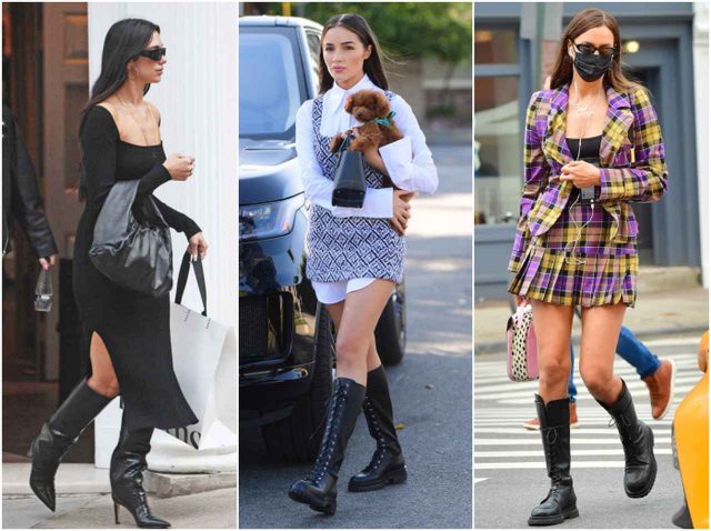 黒の「ロングブーツ」が復活！セレブのブーツコーデでバランスチェック