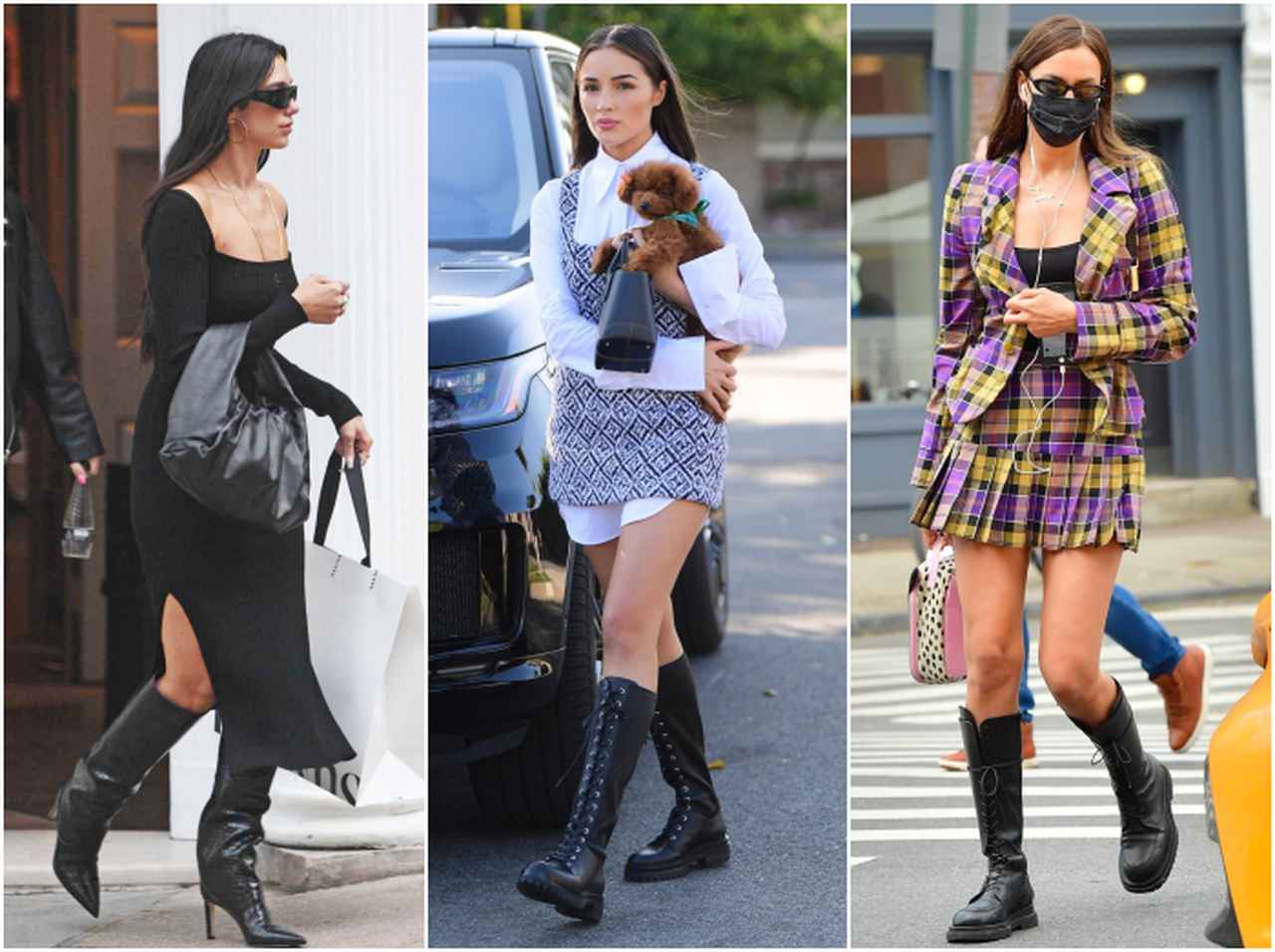 黒の「ロングブーツ」が復活!セレブのブーツコーデでバランスチェック