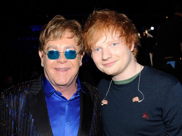 エド・シーラン、大先輩エルトン・ジョンの誕生日に「大理石の男性器」を贈る