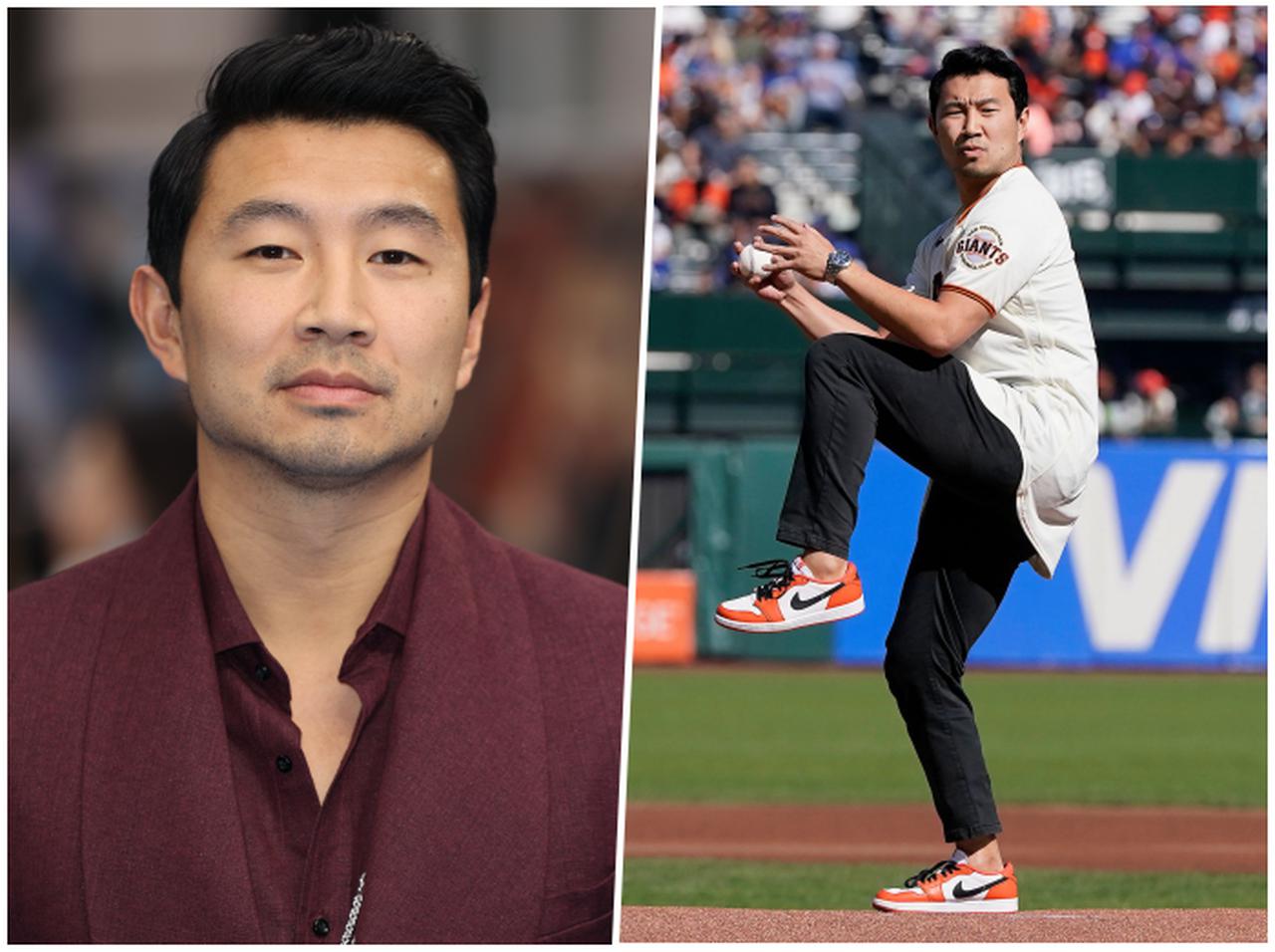 シャン・チー役のシム・リウ、MLBの始球式で披露した「スゴ技」にどよめき