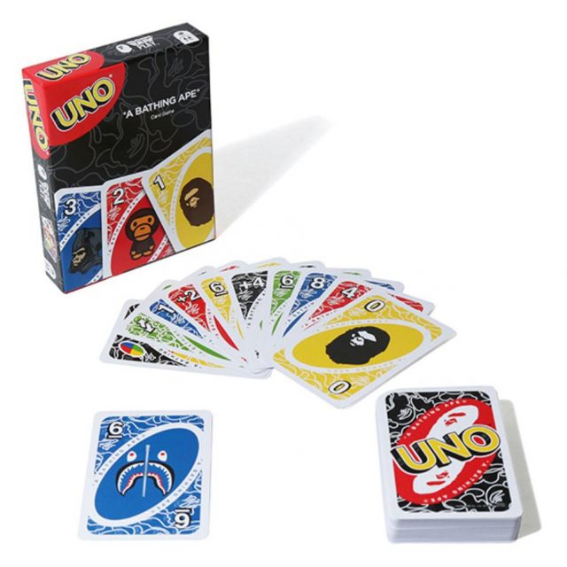 BAPEとカードゲーム「UNO」が異色コラボ！カードゲームからアパレルまで登場