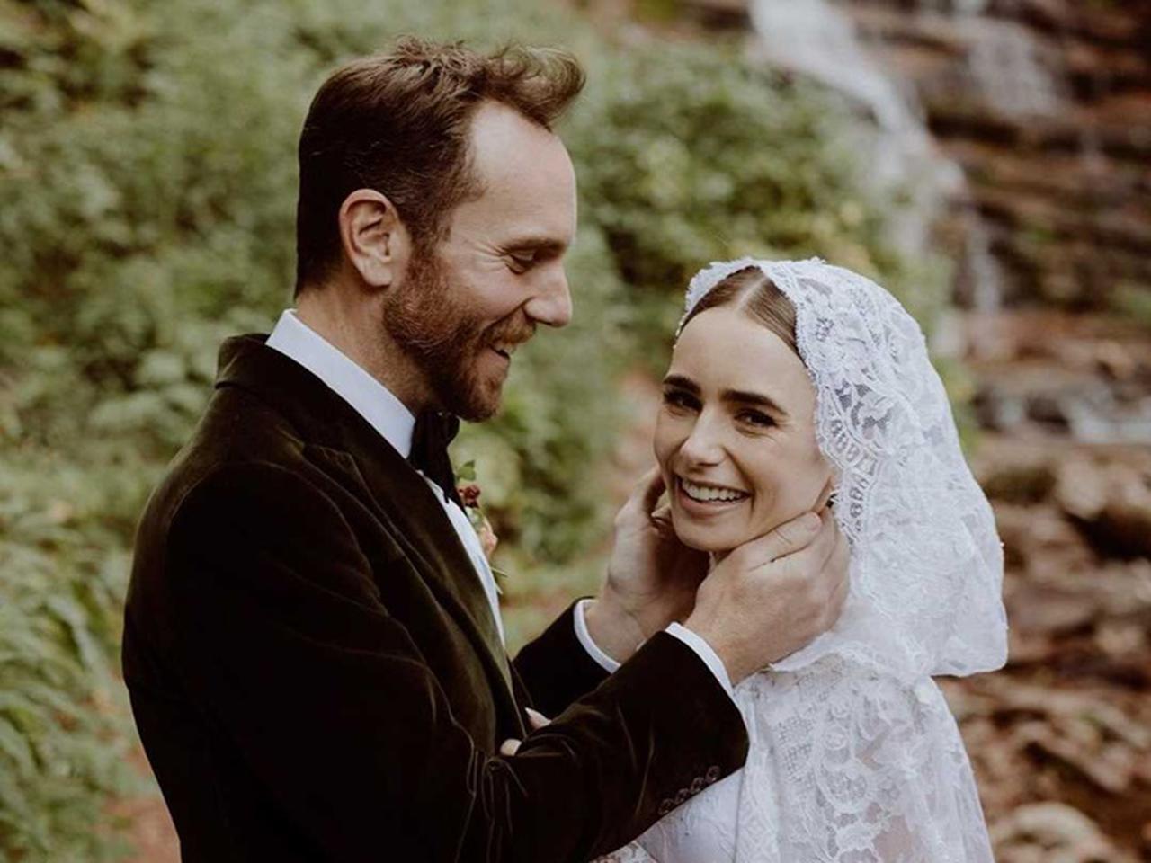 リリー・コリンズ、夢のような結婚式に『エミリー、パリへ行く』の相方を招待