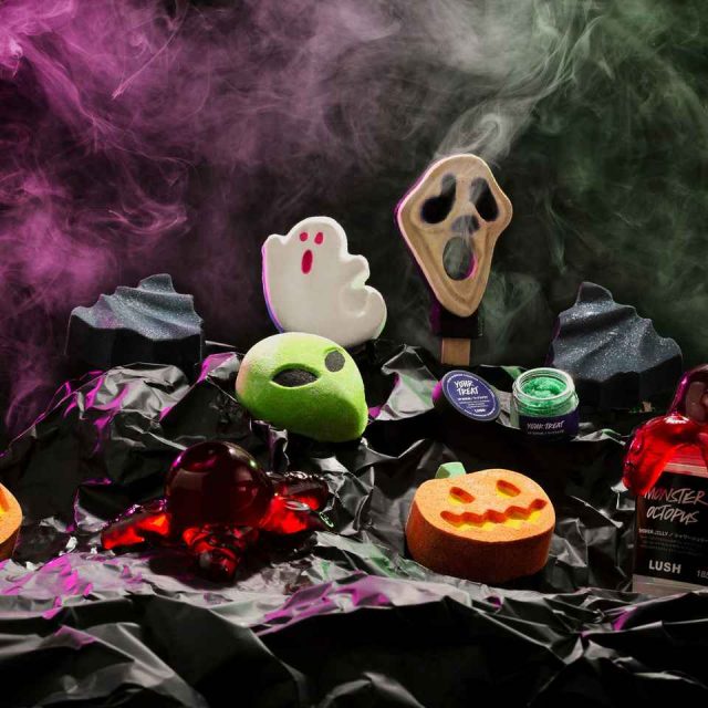 LUSHから、ハロウィン限定“おどろおどろしい”バスグッズが登場
