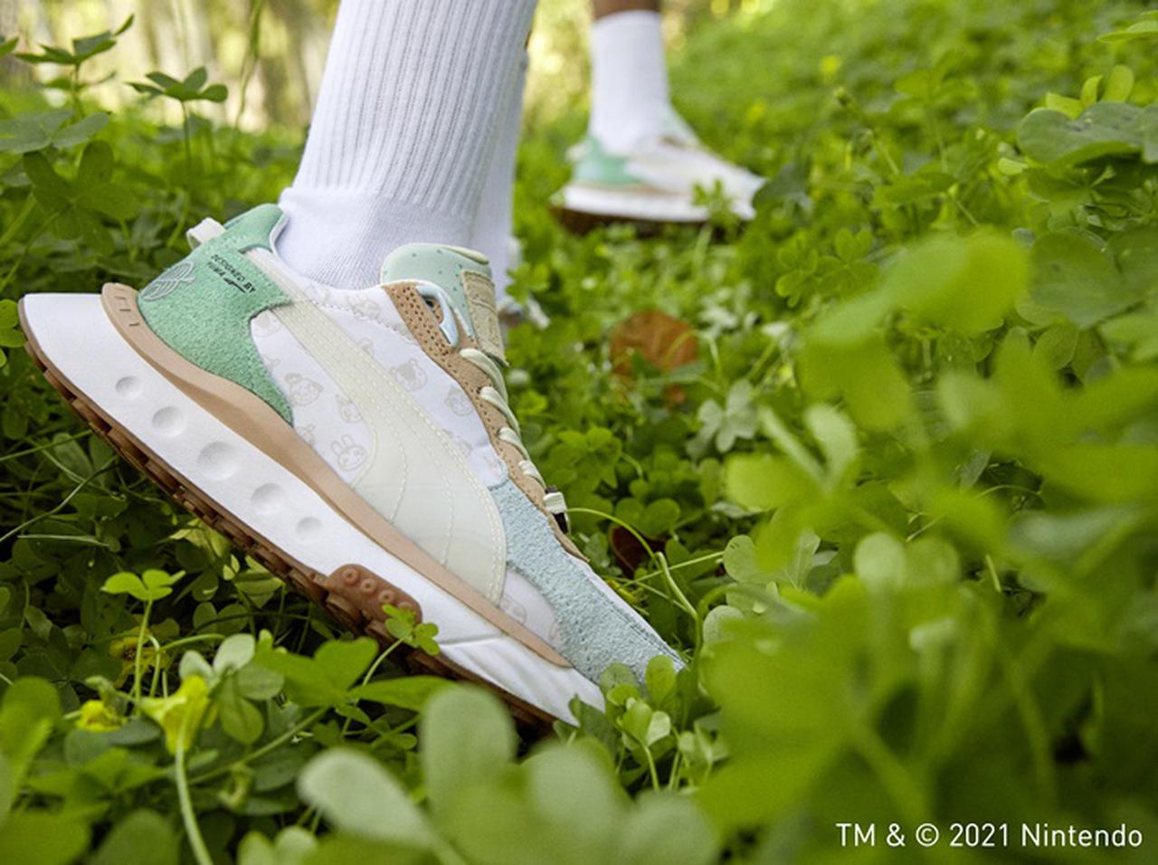 プーマと『あつ森』がコラボ！“ベル袋”に入ったシューレース付き