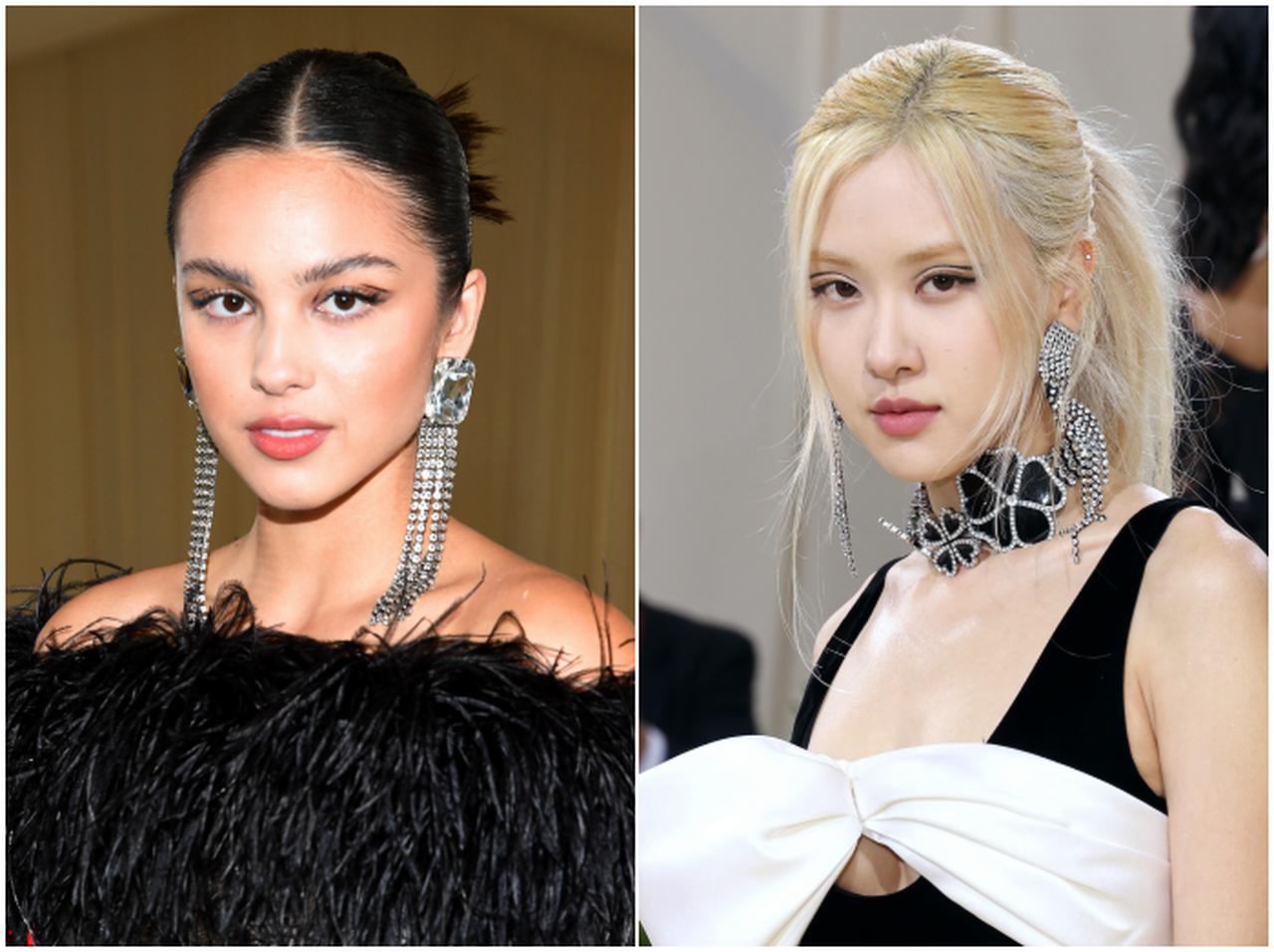 オリヴィア・ロドリゴ、BLACKPINKロゼと記念撮影【メットガラ2021】