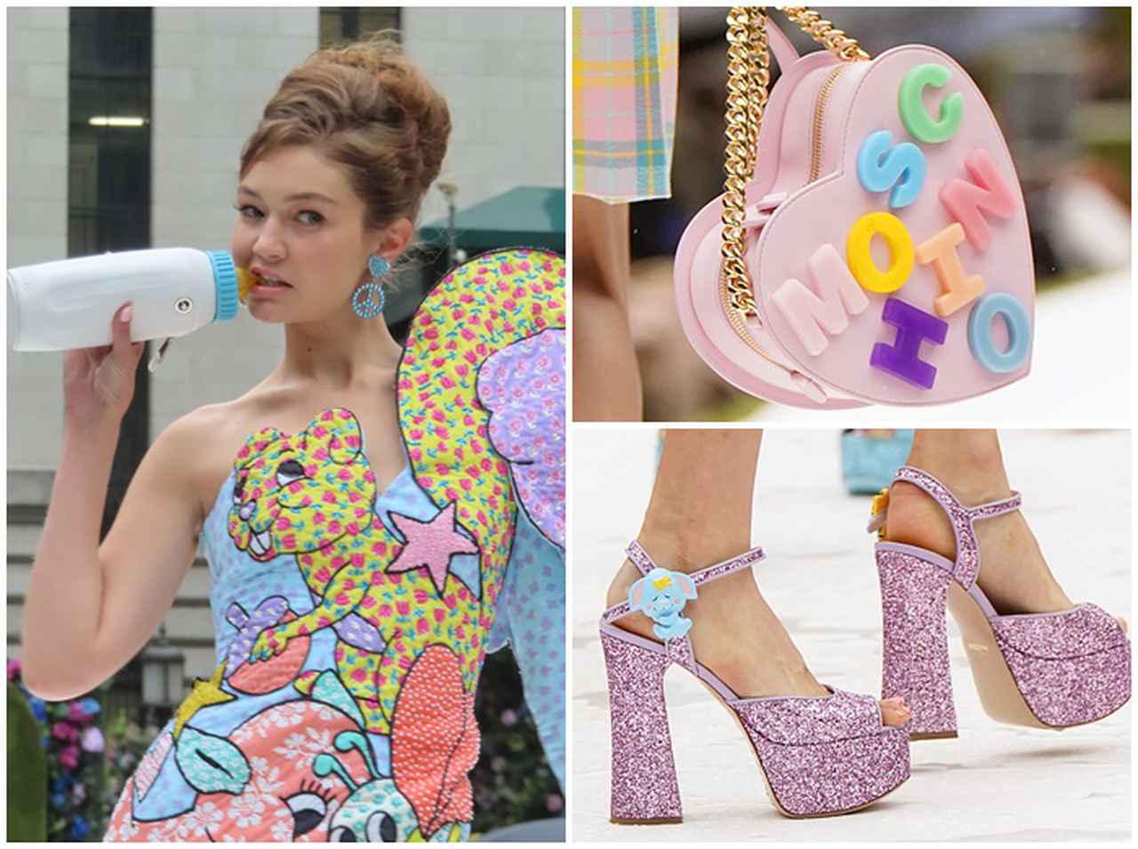 モスキーノ、ベビー用品に着想を得たアイテムがキュート!最新コレクションの小物を紹介