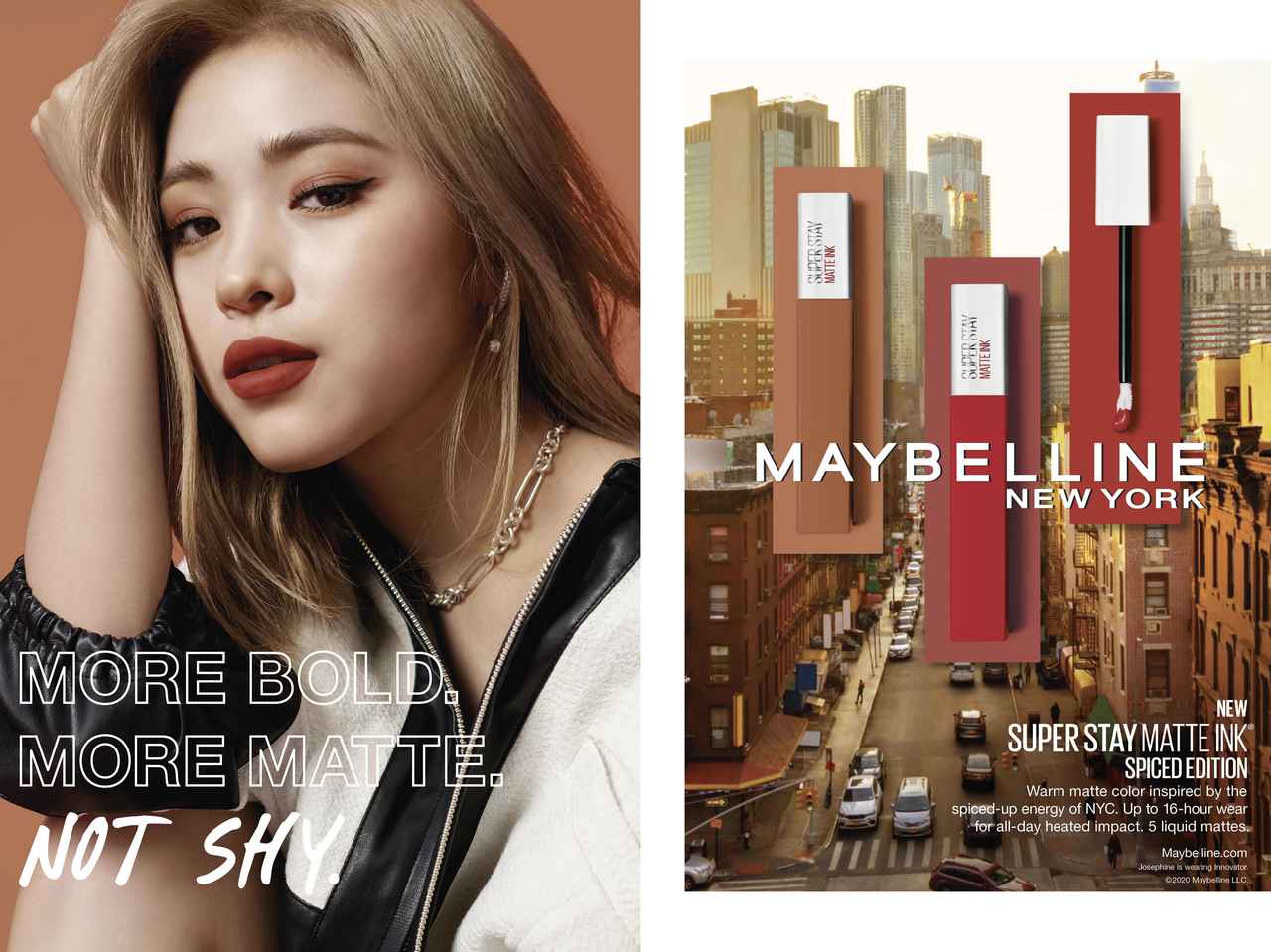 メイベリンの“落ちないリップ”から、秋の新色ブラウン系カラー登場