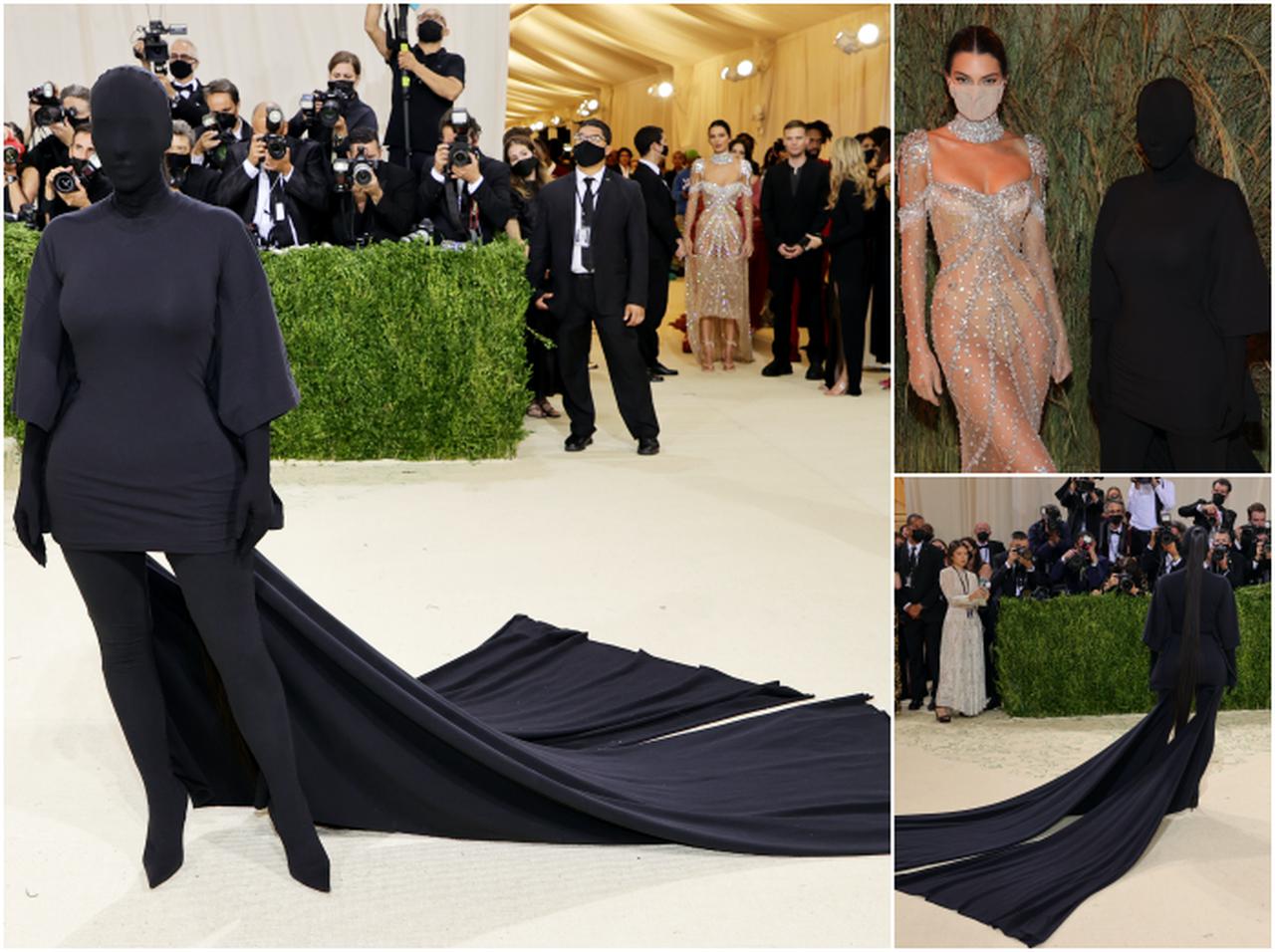 キム・カーダシアンのメットガラの「黒子ルック」をあらゆる角度から見てみよう