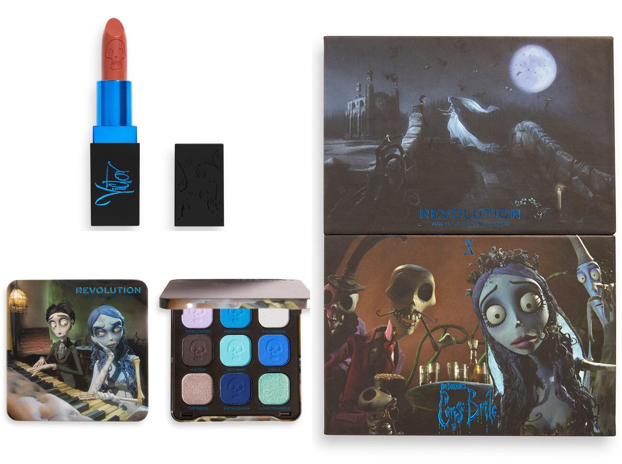 『コープスブライド』とコスメブランドがコラボ!不気味カワイイ世界観がコスメに