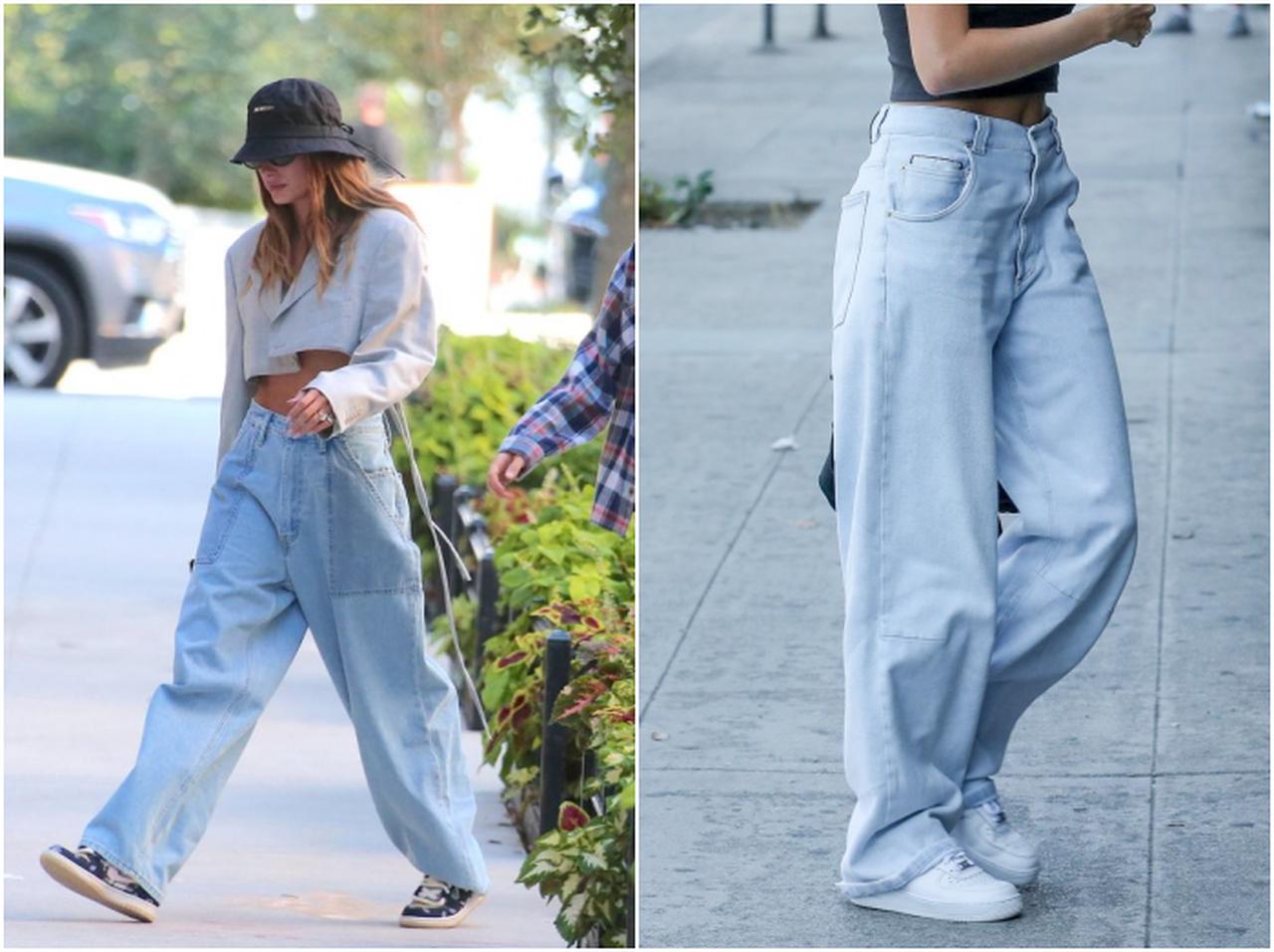 秋トレンド「ルーズストレートデニム」をヘイリー・ビーバーが連日ヘビロテ！