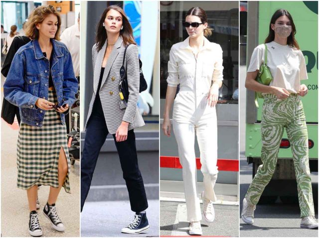 コンバースの王道スニーカー「チャックテイラー」、セレブの履き回しスタイル